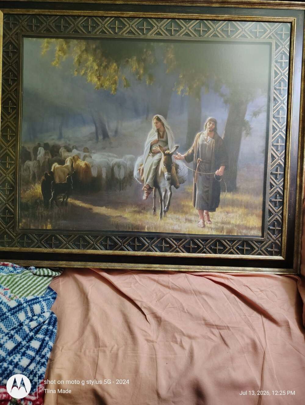 Journey to Bethlehem by Joseph Brickey Framed Wall Art